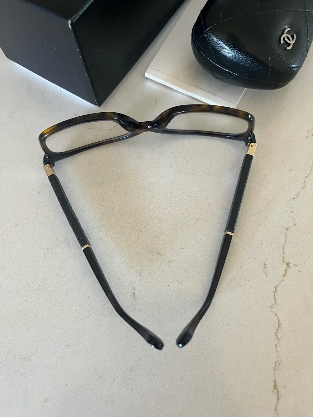CHANEL Tortoiseshell Brown Optical Frames